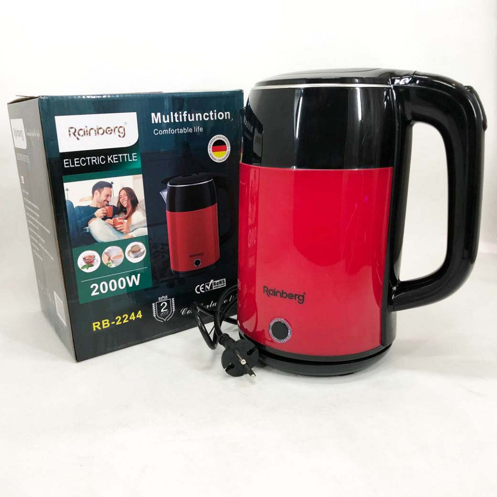 Электрочайник удобный Rainberg, Мощный кухонный чайник, Качественный электрический чайник для дома LX-55 Львов - изображение 5
