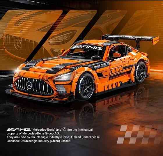 Конструктор CaDA Master Mercedes-AMG GT3 C64008W 1:8, 5466 деталей, гоночный автомобиль, механическая модель с LED и пневматикой Киев