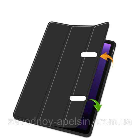 Samsung Tab S10 FE X520 X526 Чехол книжка Отсек стилуса (черный) Одесса