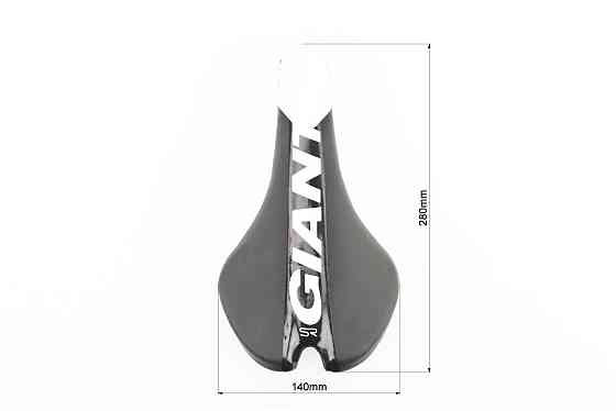 Сидіння MTB 280x140мм, чорно-біле, НЕ оригінал Київ