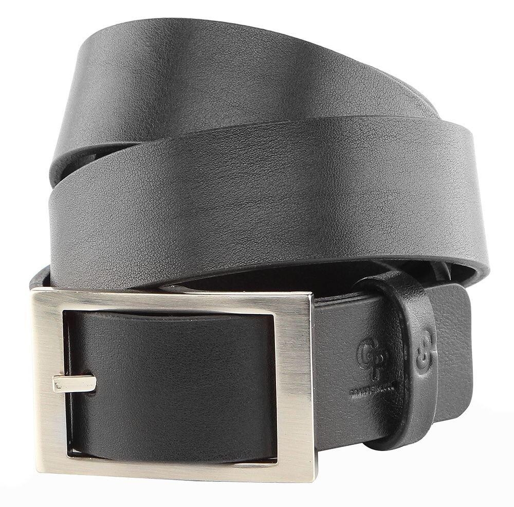 Ремень GRANDE PELLE 00239 кожаный Черный Киев - изображение 1