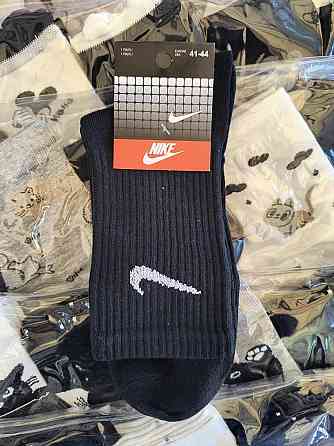 Набор черных мужских хлопковых носков 12 штук Nike socks 36-39 Киев