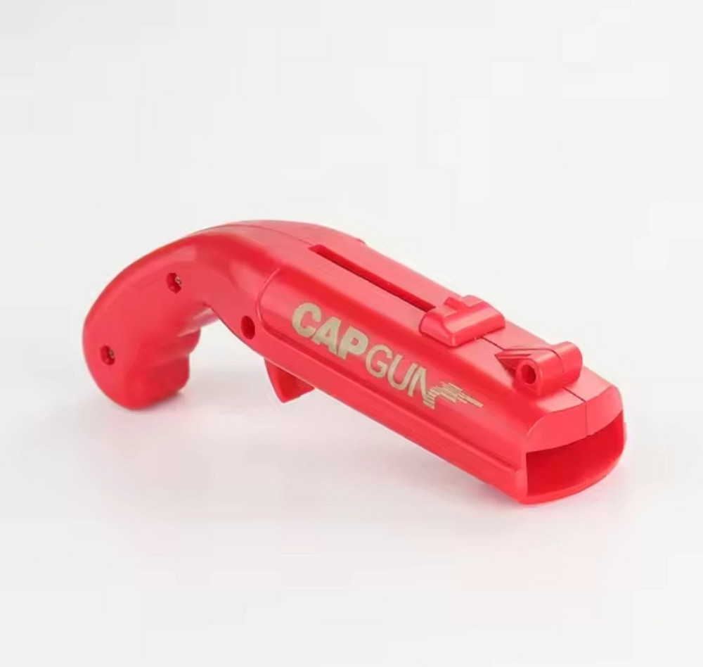 Открывалка - пистолет для бутылок 13 см красный Киев - изображение 6
