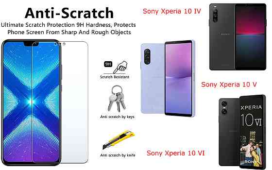 Защитное стекло NeoGlass для Sony Xperia 10 IV, Xperia 10 V, Xperia 10 VI – ультрапрозрачное и устойчивое Киев