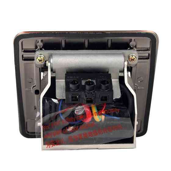 Розетка для пола с заземлением врезная 16А + 2USB 2.1А, IP44, античная медь Днепр