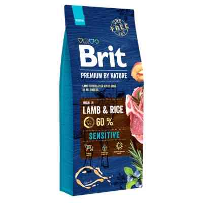 Сухий корм для собак Brit Premium Dog Sensitive Lamb 15 кг (8595602526642) Вінниця