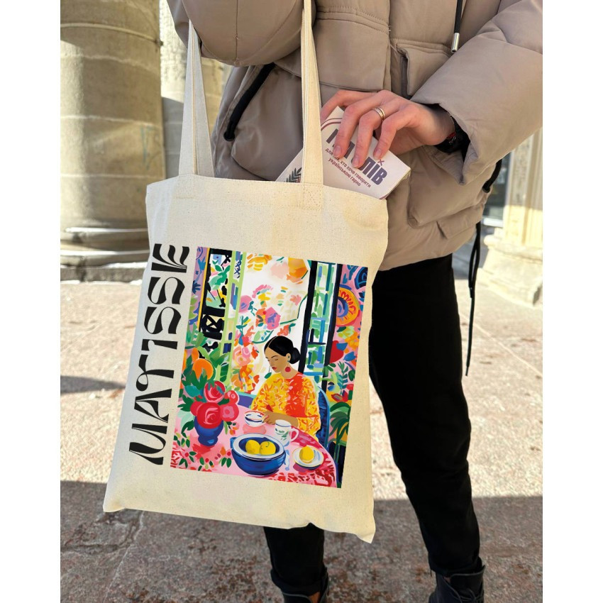 Екощопер BookOpt BK 4110 За мотивами Matisse бежевий Киев - изображение 7