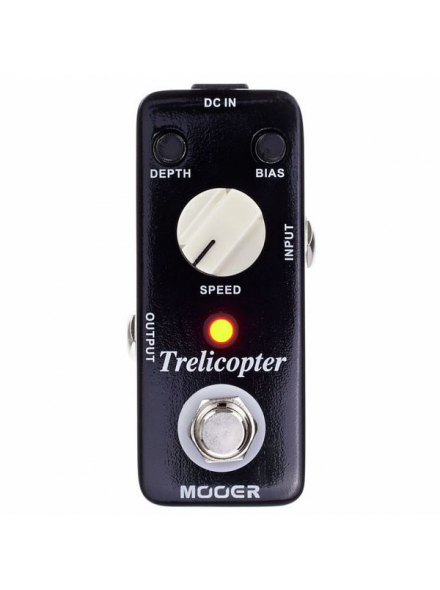 Гітарна педаль Mooer Trelicopter MTR1, аналогове Tremolo, True Bypass, регулювання Depth, Rate та Bias, металевий корпус Київ - фото 9