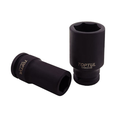 Головка торцева Toptul торцева подовжена ударна 3/4" 38мм (KABE2438) Вінниця - фото 1