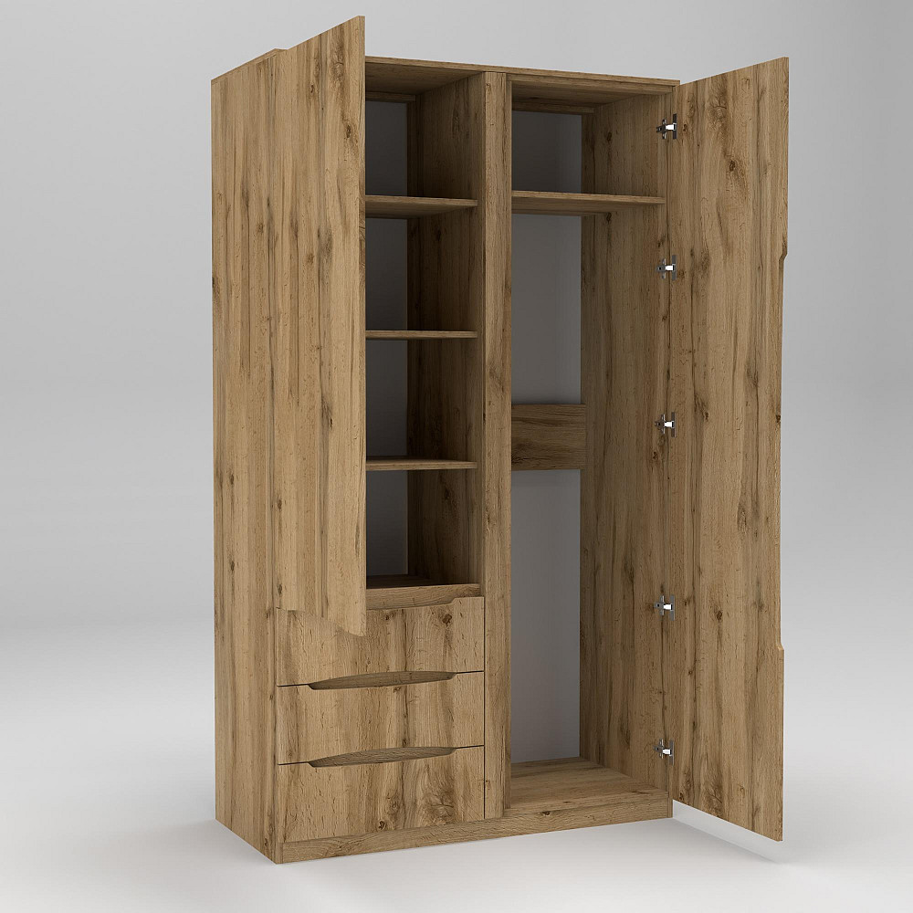 Шкаф Дельта 1, Дуб Аппалачи, 1200х550х2100 Львов - изображение 2