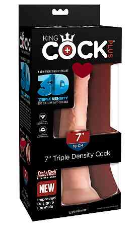 Фаллоимитатор King Cock Triple Density (18 см) Sex Aura Киев