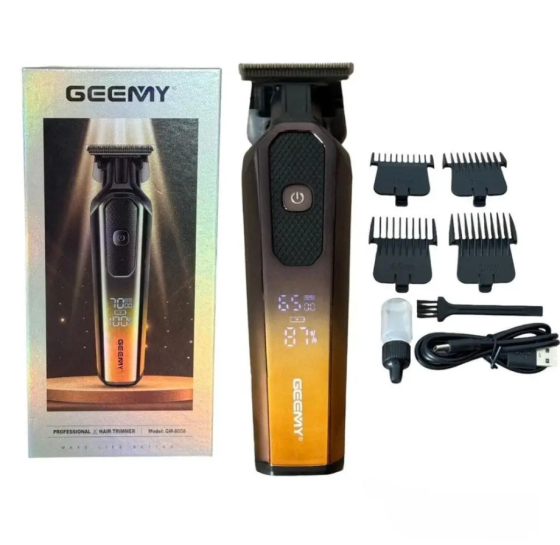 Машинка для стрижки Geemy GM-8058Q, чорно-жовта Винница