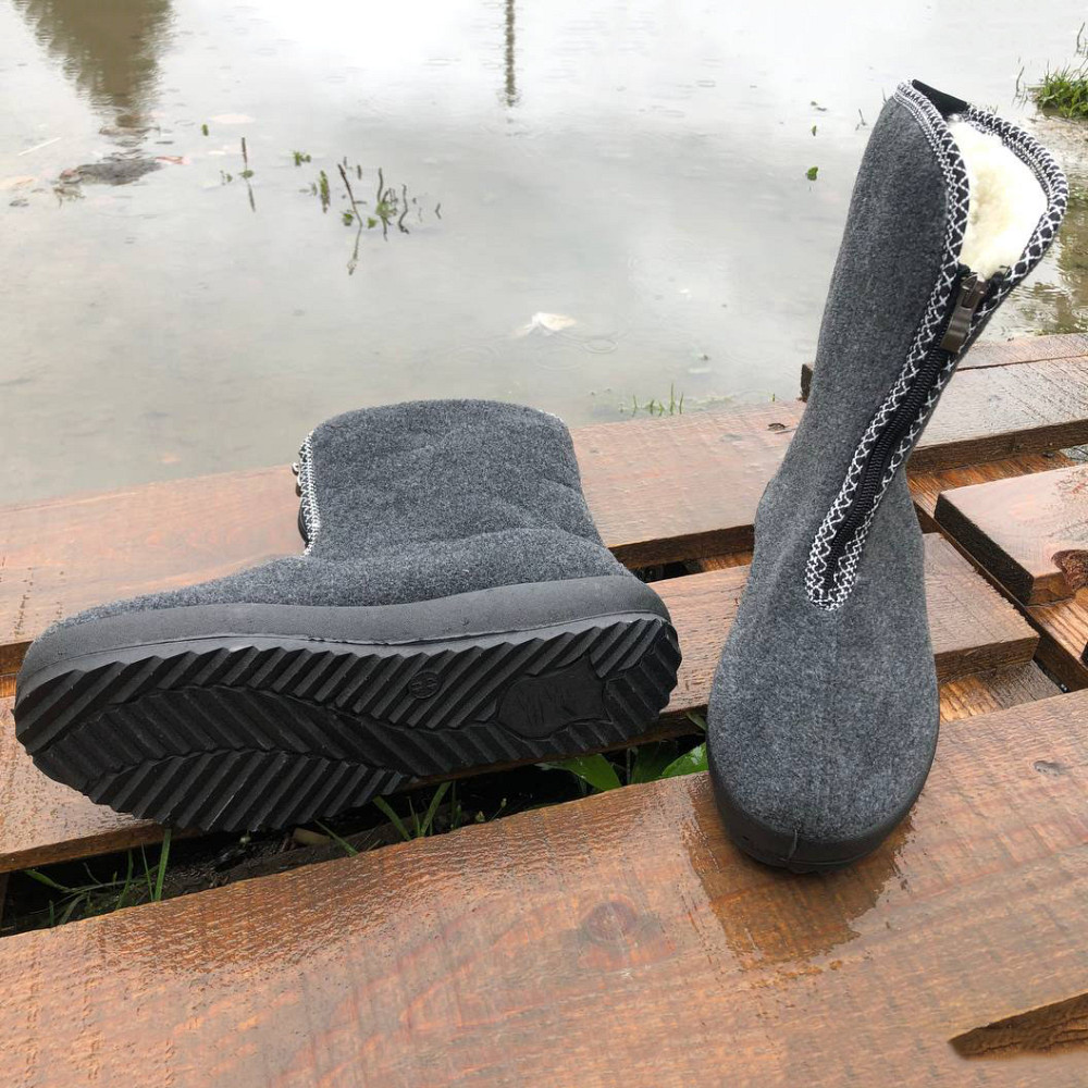 Утепленные валенки женские, Угги женские, Суконные зимние бурки бурки на липучках IJ-20 Львов - изображение 13