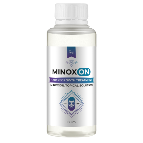 Мужской лосьон для роста волос Minoxidil 5% Minoxon 150 мл Винница