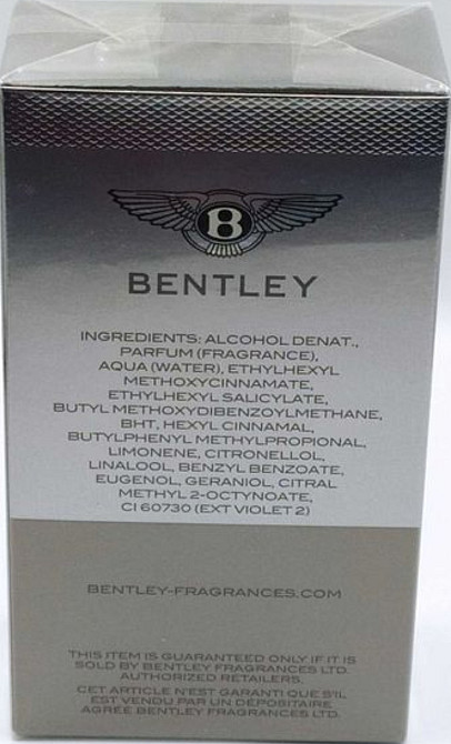 Парфумерія: Bentley Infinite edt 100ml.Оригінал! Київ - фото 3