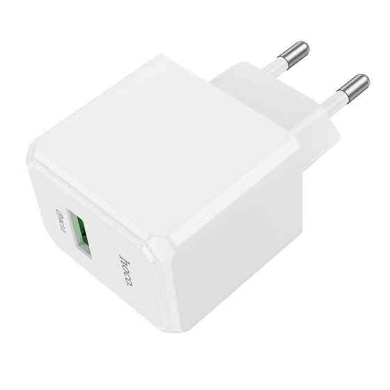 Сетевое зарядное устройство HOCO CS12A Ocean single port QC3.0 charger White Одесса