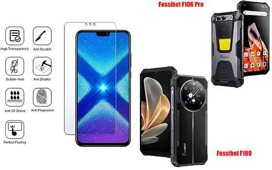 Защитное стекло NeoGlass для Fossibot F106 Pro, Fossibot F109 – ультрапрозрачное и устойчивое Киев