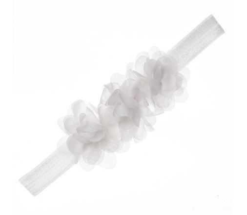 Дитяча пов'язка на голову 38-54 см білий Київ - фото 1