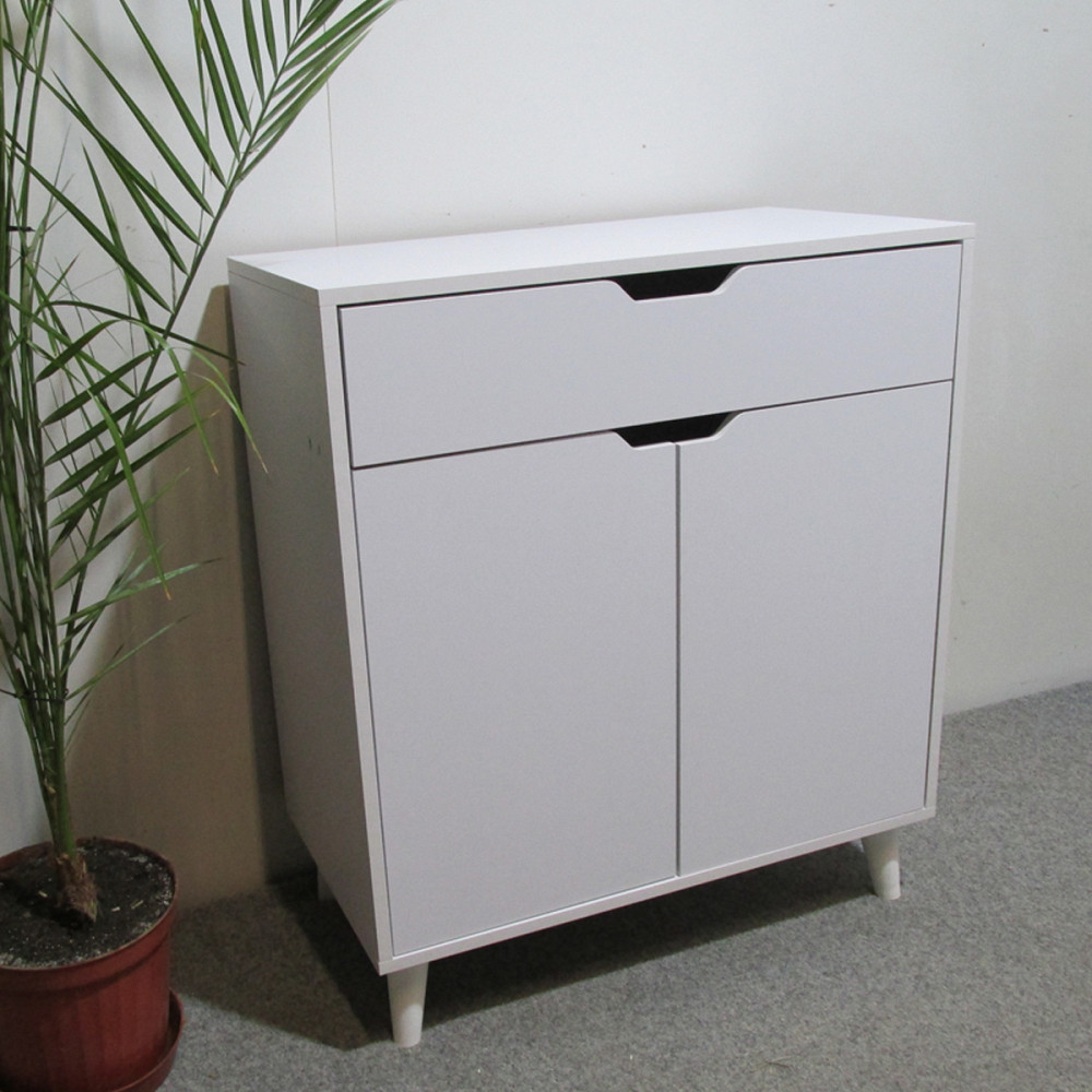 Комод в гостиную с белыми ножками М-ЗОН Борн 750 Нимфеа Альба (белый) (MZN-031043) Львов - изображение 5