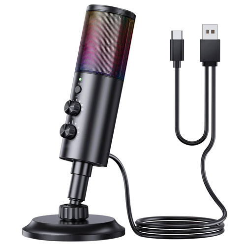 Ігровий мікрофон з підсвіткою та шумозаглушенням Київ - фото 8