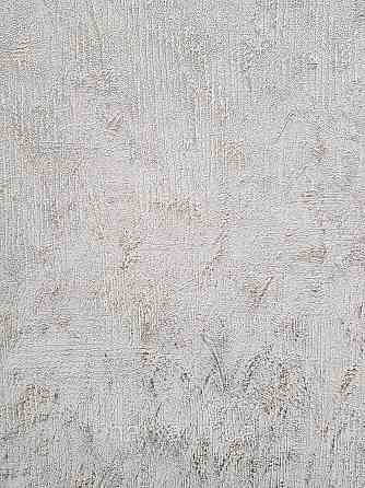 Шпалери метрові вінілові на флізеліні Sintra Structure під штукатурку мазки смужки сірі зі сріблом 423141 Київ