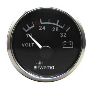 Вольтметр (Черный) 12/24 В Киев - изображение 2