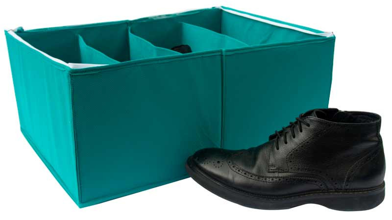 Органайзер для хранения демисезонной обуви на 4 пары Lzr-O-4 (Лазурь) Сумы - изображение 4