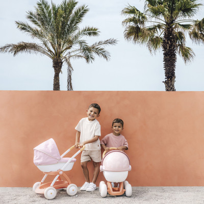 Коляска для кукол Smoby Baby Nurse Терракотовая пудра, люлька с корзиной, 18 мес + (7600254124) Винница - изображение 5