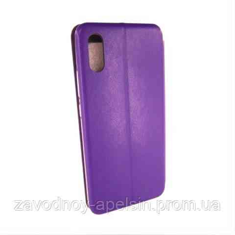 Чехол книжка Подставка Xiaomi Redmi 9A (лиловый) Одесса