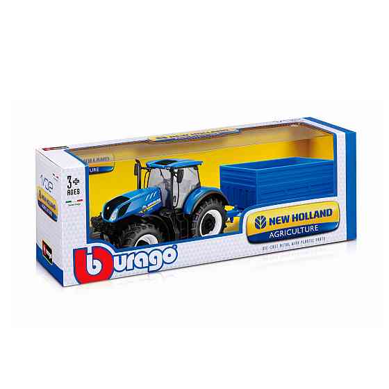 Автомодель Серії Farm - Трактор New Holland З Причепом Дніпро