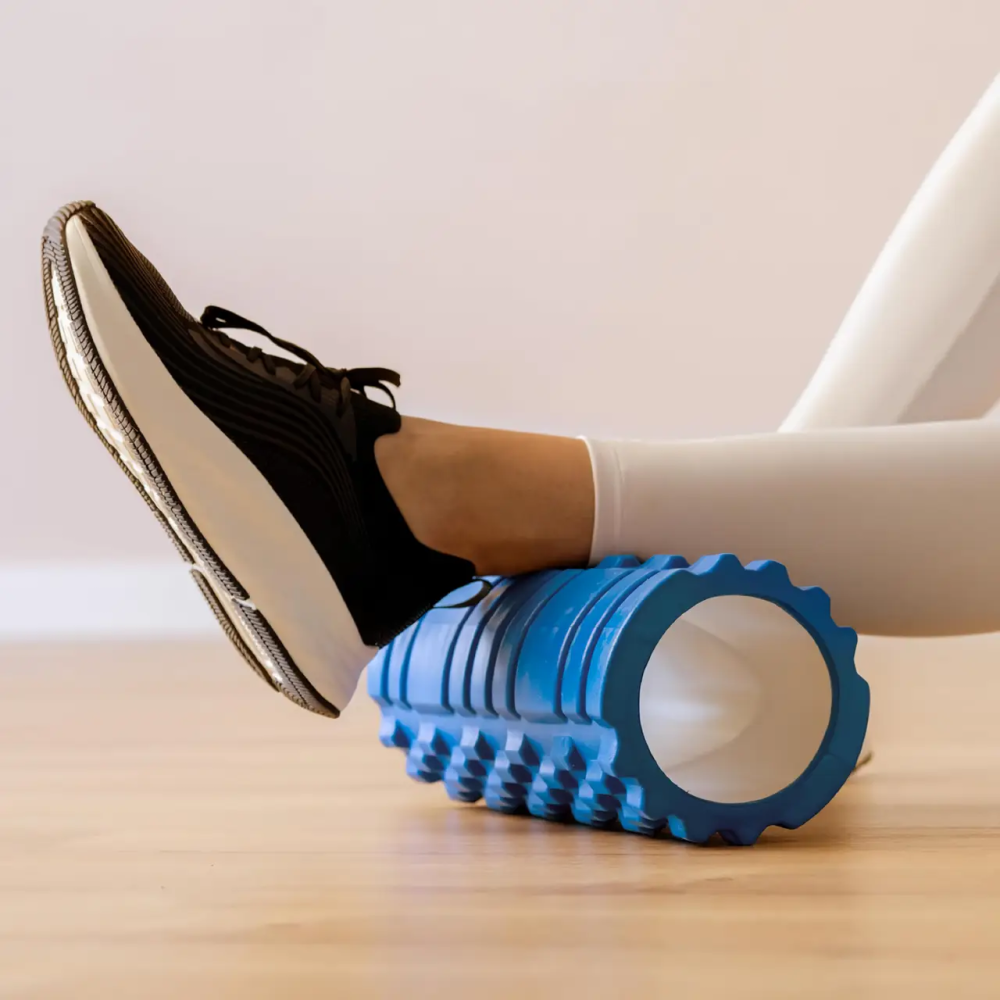 Масажний роллер для йоги K1 33*14 синій Київ - фото 3