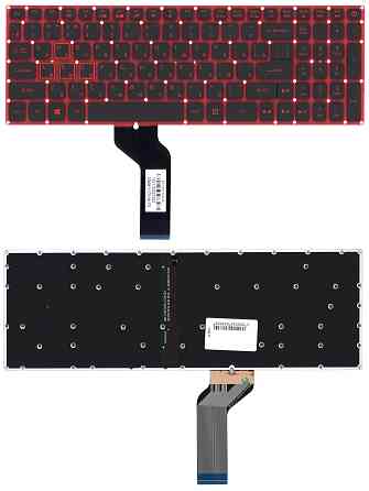 Клавиатура для ноутбука Acer Nitro 5 AN515-51 с подсветкой (Light), Black, RU Вінниця