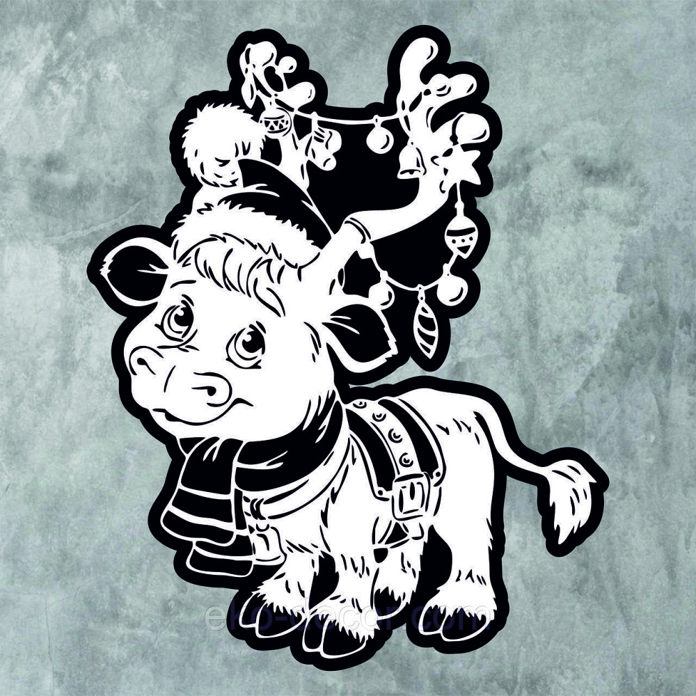 Декоративне настінне Панно «Олень», Декор на стену 70*56 см Київ - фото 7