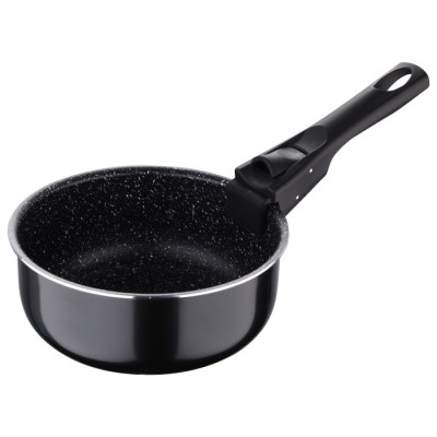 Ківш Bergner Click &amp; cook black, набір зі знімною ручкою 16/18/20 см, 4 предмети (BG-31602-BK) Вінниця - фото 3