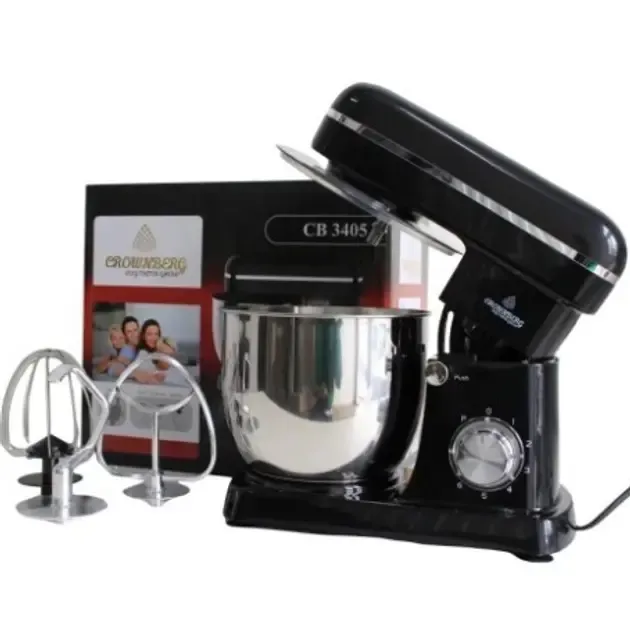 Кухонный комбайн Crownberg CB-3405 планетарный миксер, тестомисс с чашей на 5 литров Коломия - фото 2