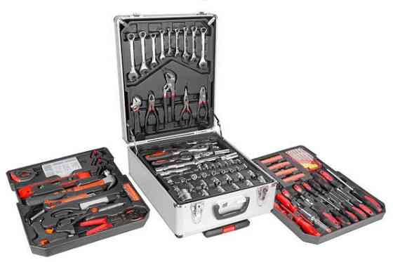 Набір інструментів MJ-600 600 предметів у валізі на колесах, ключі, тріскачки, біти, професійний комплект Одеса