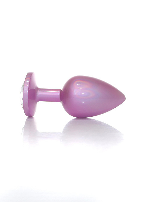 Анальна пробка B-Series Plug Jewellery Pearl Pink PLUG, металева, рожева, L Sex Aura Київ - фото 6