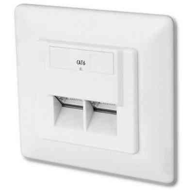 Комп&apos;ютерна розетка Digitus 2xRJ45 FTP, для прихованої проводки (DN-9005-N) Вінниця