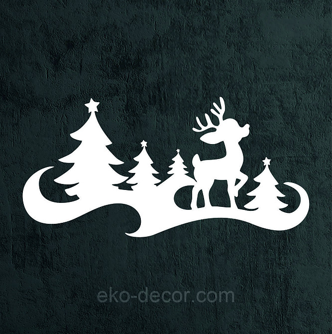 Декоративне настінне Панно «Олень», Декор на стену Київ - фото 6