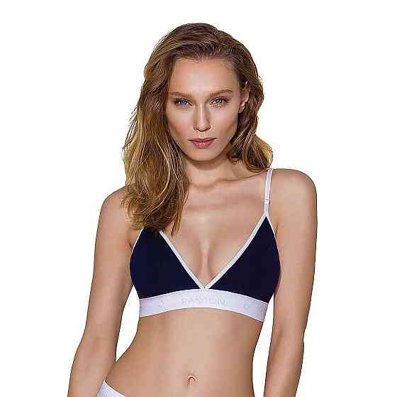 Спортивний топ з подвійними бретелями Passion PS007 TOP M, navy blue Sex Aura Київ