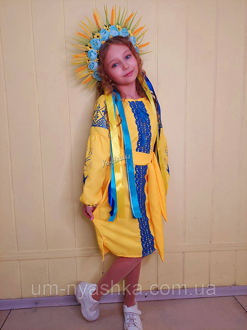 Дитяча вишита сукня з ластівками 104-152 Кривой Рог - изображение 7