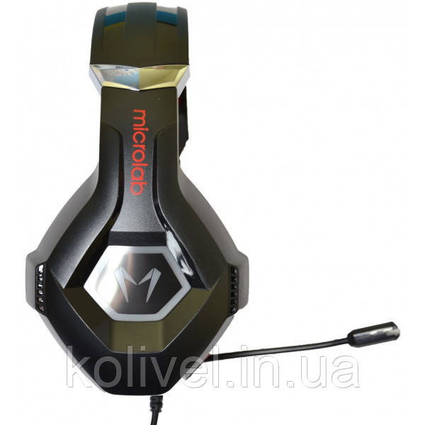 Навушники з мікрофоном Microlab G7 black+red (G7_b+r) Київ - фото 5