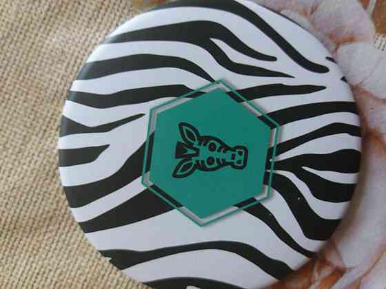 Зеркало косметичное - диаметр зеркала 7см, стекло, метал Киев