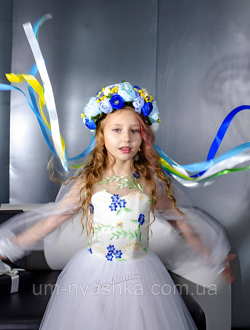 Дитяча святкова вишита сукня комп'ютерна вишивка Кривий Ріг - фото 3