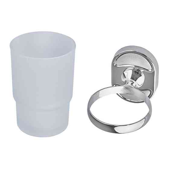 Стакан одинарный настенный (стекло) Zerix AFB-0106 (ZX5056) Киев