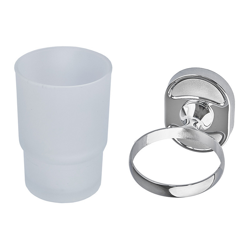 Стакан одинарный настенный (стекло) Zerix AFB-0106 (ZX5056) Киев - изображение 2