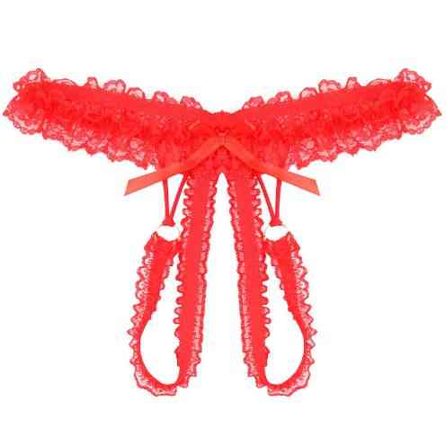 Труси з розрізом червоні унісекс - розмір універсальний, резинка до 102см Київ