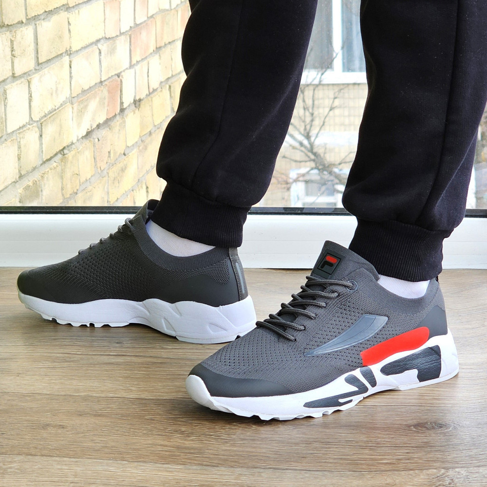 Кроссовки FILA Серые Мужские Фила (размеры: 41,42,43,45) Видео Обзор Днепр - изображение 3