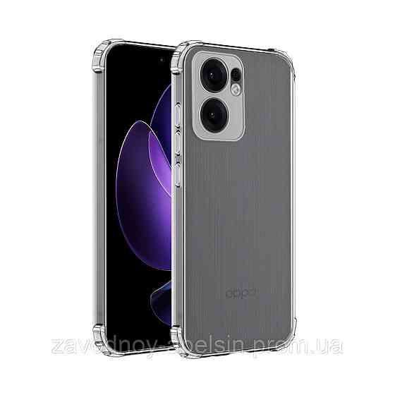Oppo Reno13 F FS Силиконовый чехол Защита камеры (прозрачный) Одесса