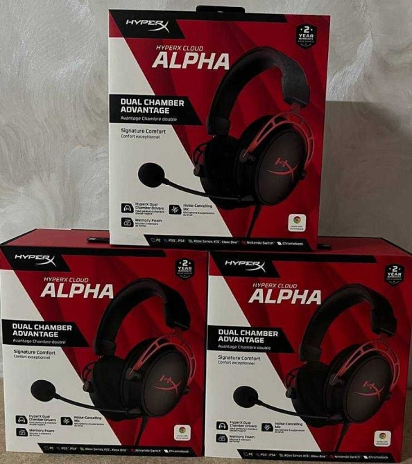Навушники з Мікрофоном: Hyper X Cloud Alpha, Нові! Харків - фото 1